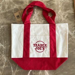 Trader Joe’s mini canvas tote bag